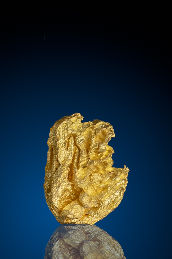 (image for) Unique Crystallized Gold Nugget from Winnemucca, NV - 0.55 grams